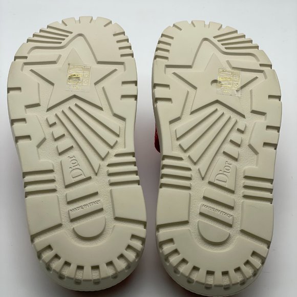DIOR DWAY D WAY Toile De Jouy Embroidered Cotton Flat Slide Sandals Shoes - Picture 13 of 15